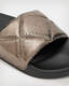 Bell Leather Shimmer Sliders  large image number 4