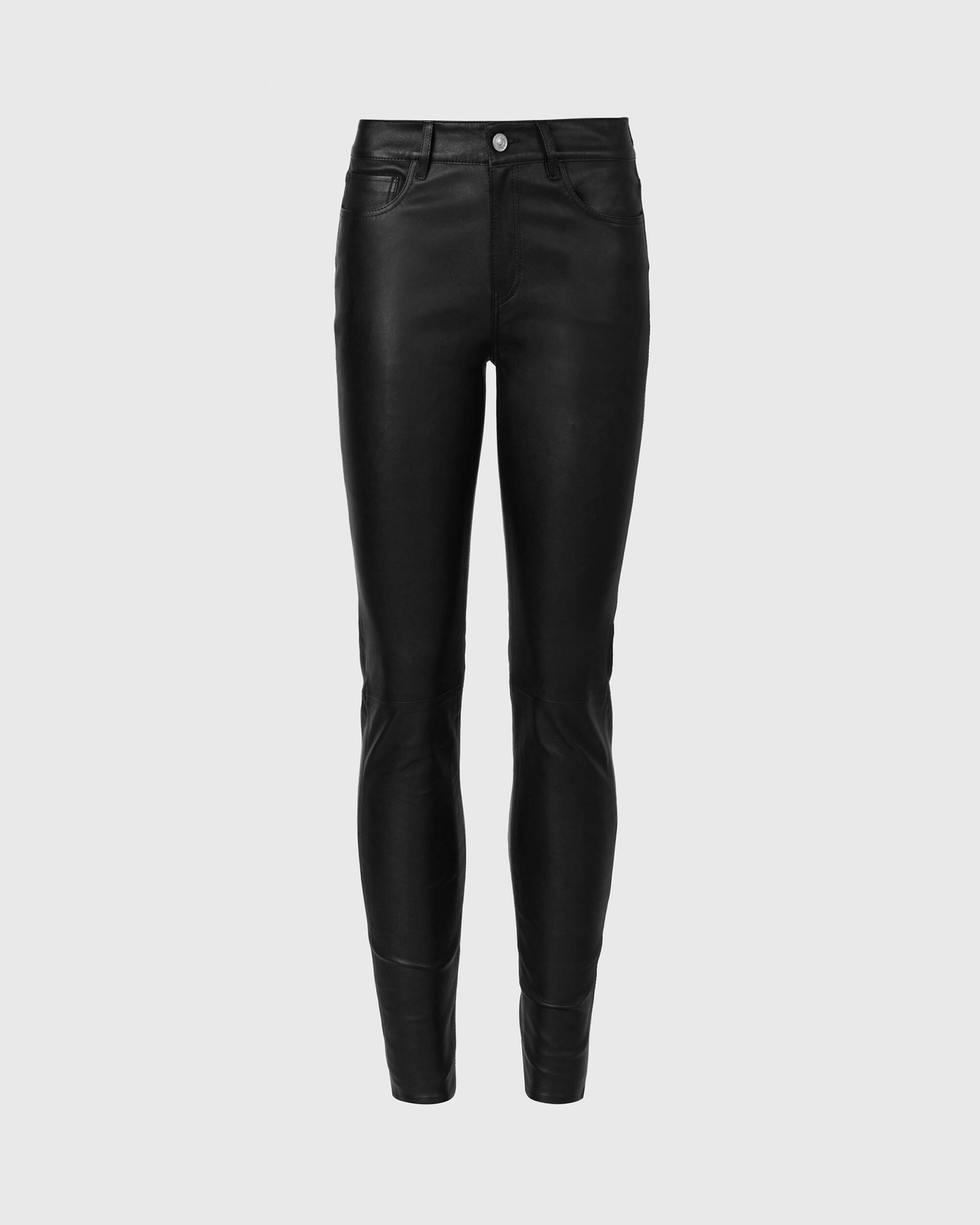 Ina Mid-Rise Leather Trousers  large image number 2