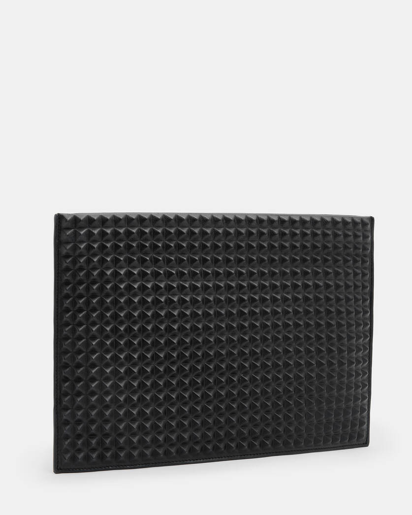Bettina Studded Leather Clutch Bag  large image number 4