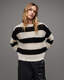 Britt Striped Chunky Loose Stitch Jumper  large image number 4