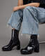 Lottie Heeled Slip On Leather Boots  large image number 6