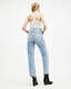 Edie High Rise Straight Denim Jeans  large image number 7