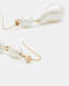 Shelby Pearl Pendant Gold Tone Earrings  large image number 3