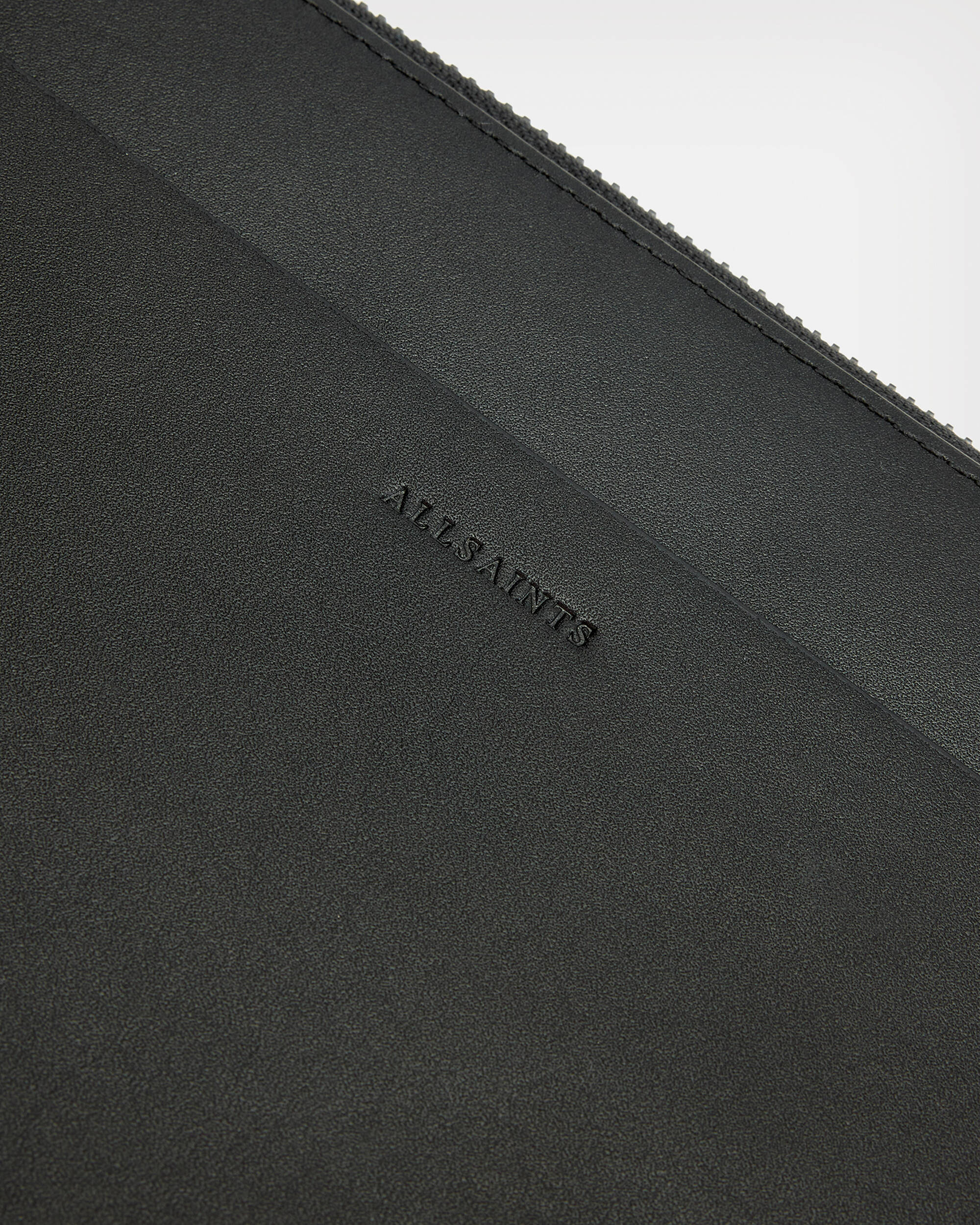 Gloster Leather Laptop Case Black | ALLSAINTS
