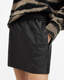 Shana Drawcord Leather Mini Skirt  large image number 3