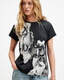 Eulo Anna Floral Print Crew Neck T-Shirt  large image number 2