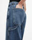 Mia Carpenter Wide Leg Denim Jeans  large image number 6