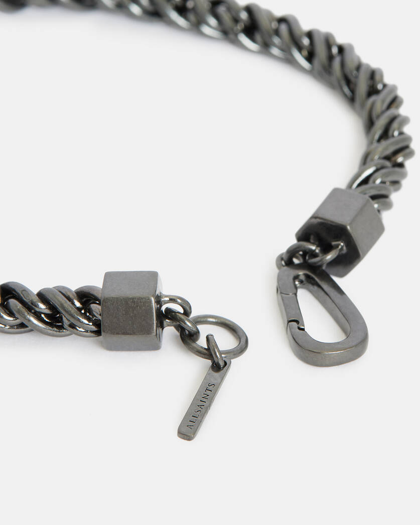 Rope Chain Sterling Silver Bracele DARK HEM | ALLSAINTS
