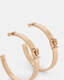 Brea Large Gold-Tone Hoop Earrings  large image number 3