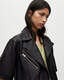 Ripley Short Sleeve Leather Biker Jacket  large image number 2