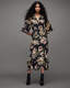 Delana Francoise Floral Maxi Wrap Dress  large image number 1