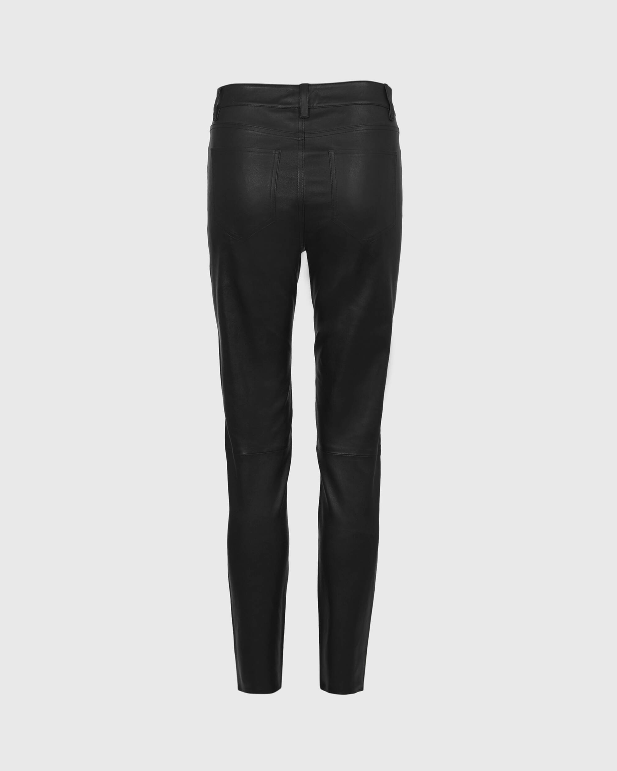 Ina Mid-Rise Leather Trousers  large image number 3
