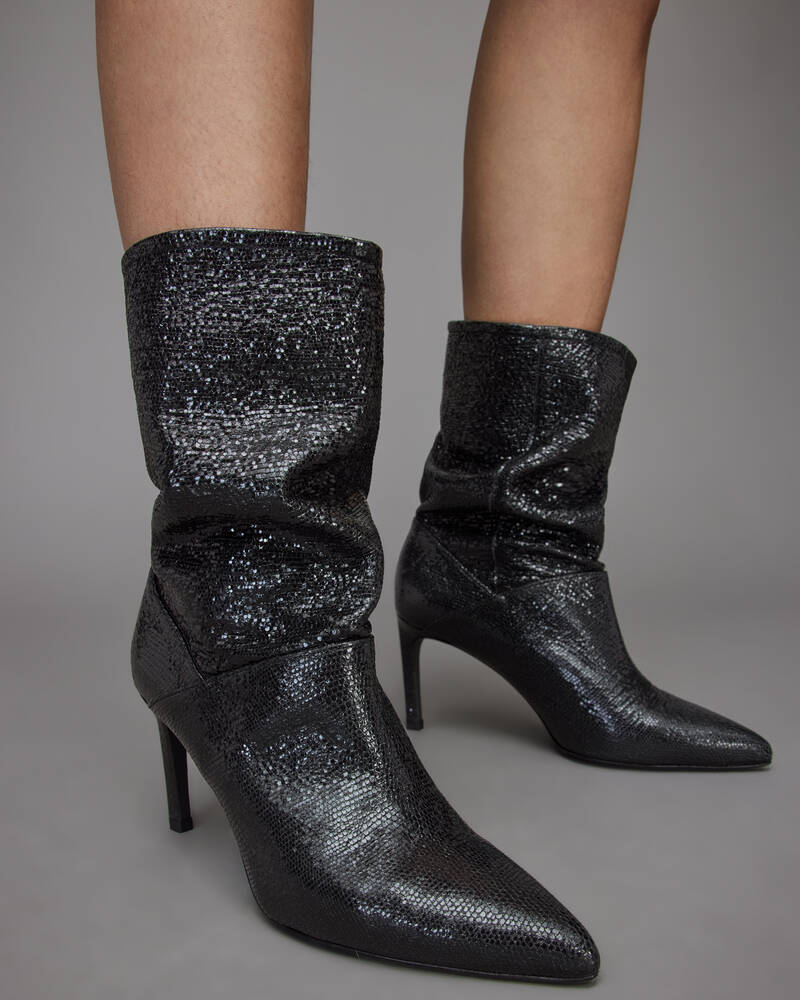 Orlana Shimmer Leather Boots  large image number 2