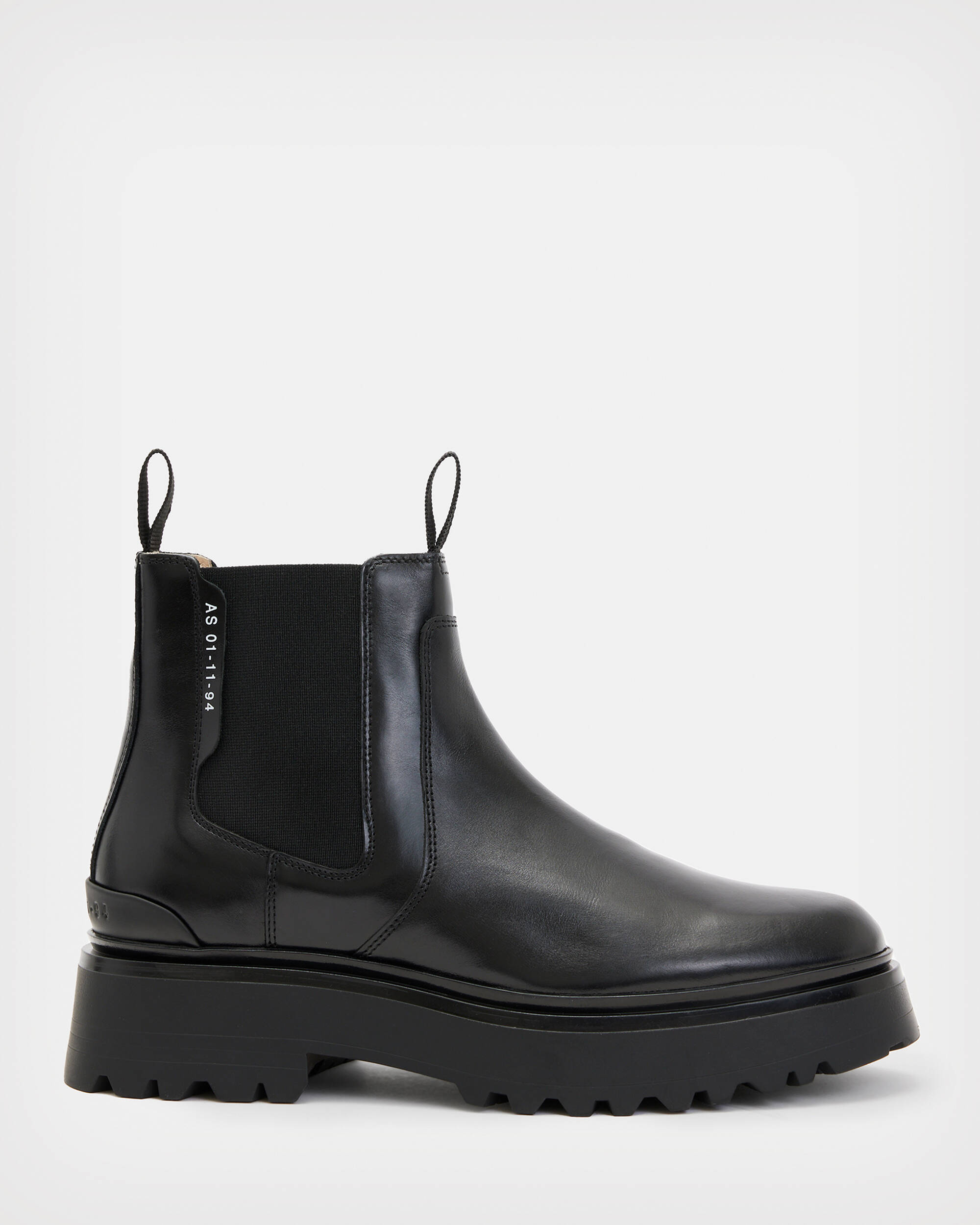 Arlo Leather Boots Black | ALLSAINTS US