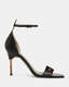 Betty Square Toe Leather Heeled Sandals  large image number 1