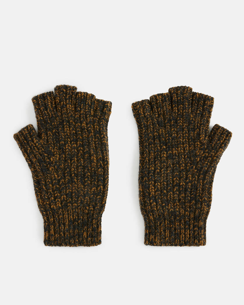 Clay Marl Fingerless Gloves CINDER BLACK MARL | ALLSAINTS US