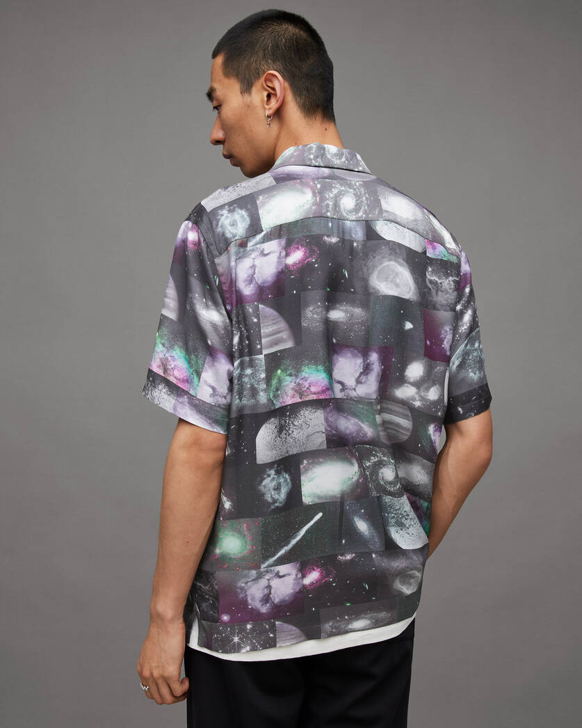 Out There Space Print Relaxed Fit Shirt  large image number 7