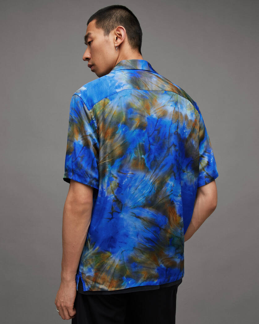 Borealis Tie Dye Print Relaxed Fit Shirt  large image number 7