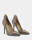Robin Shiny Leather Heeled Court Shoes  large image number 4