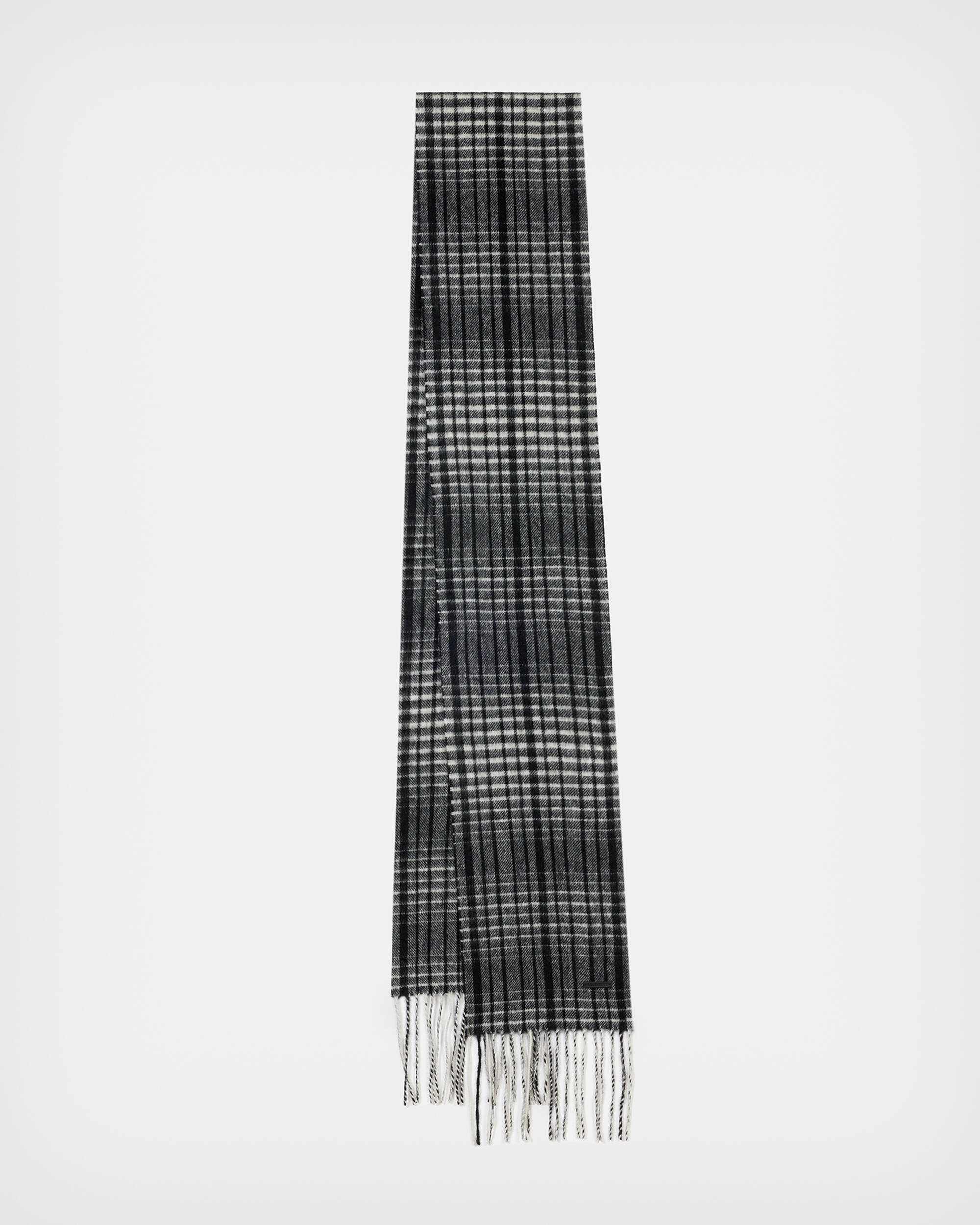 Bronxville Checked Wool Scarf  large image number 1