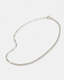 Curb Figaro Sterling Silver Mix Necklace  large image number 4