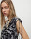 Laura Ines Silk Blend Printed Maxi Dress  large image number 2