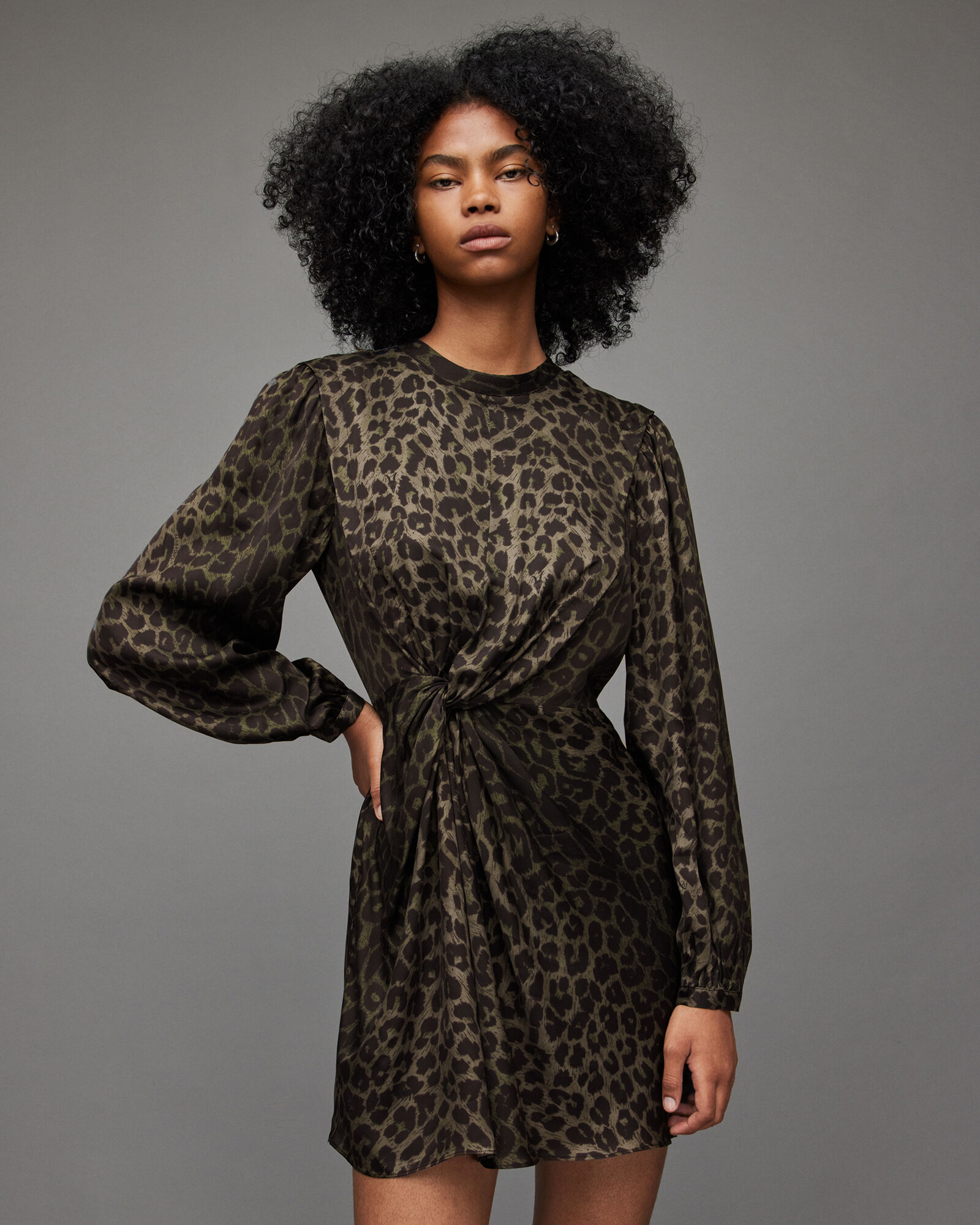 all saints khaki dress