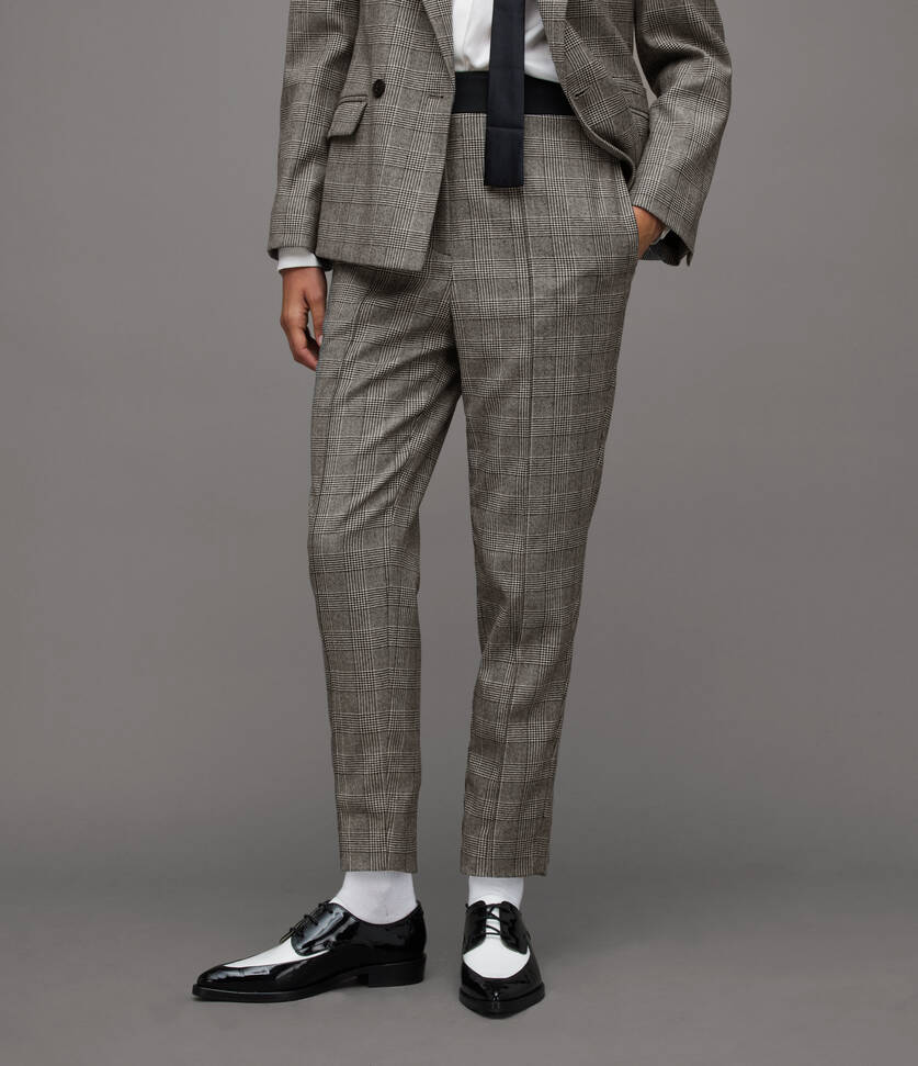 Bea Woven Checked Slim Fit Suit  large image number 7