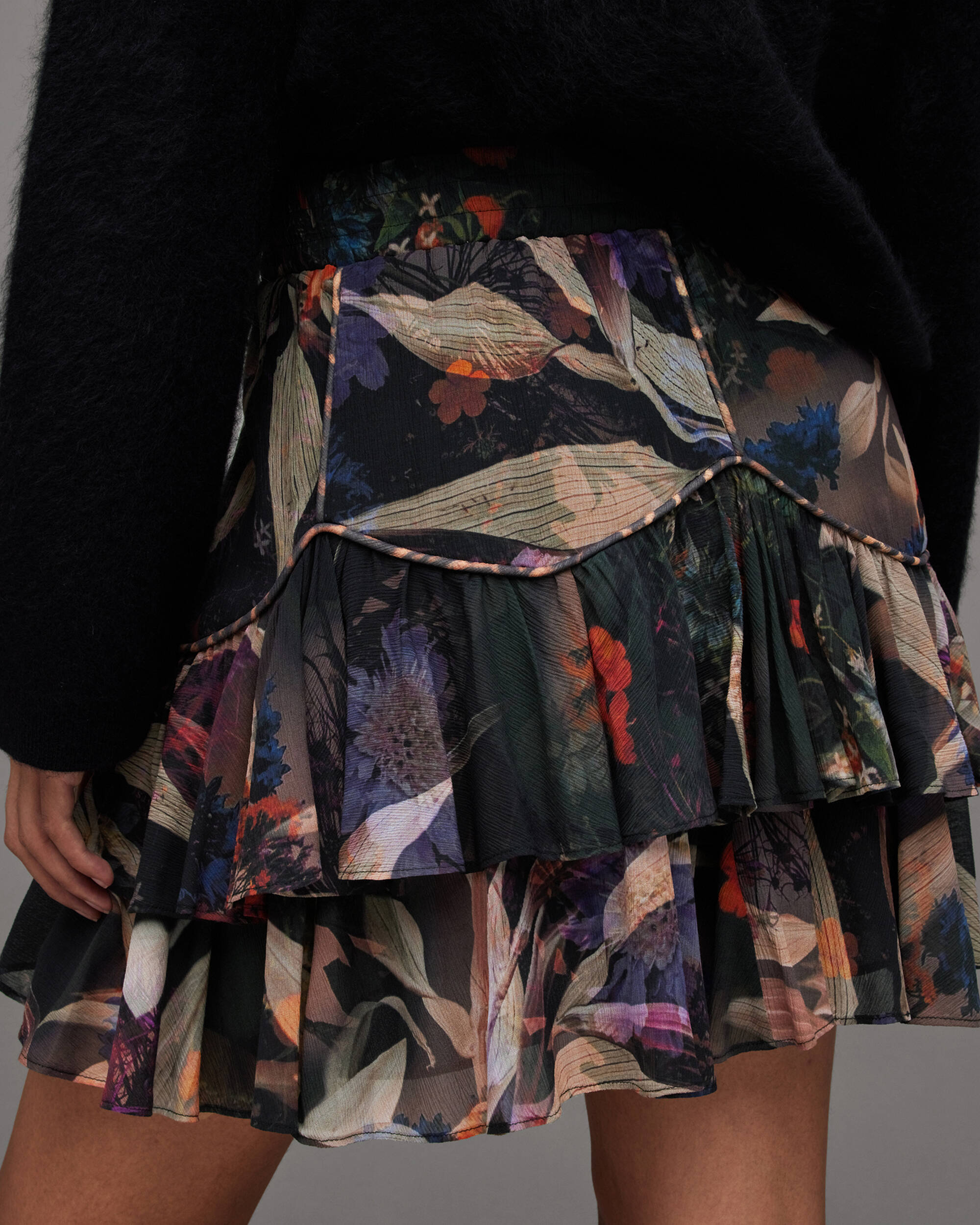 Gemma Tippi Floral Ruffled Mini Skirt  large image number 4
