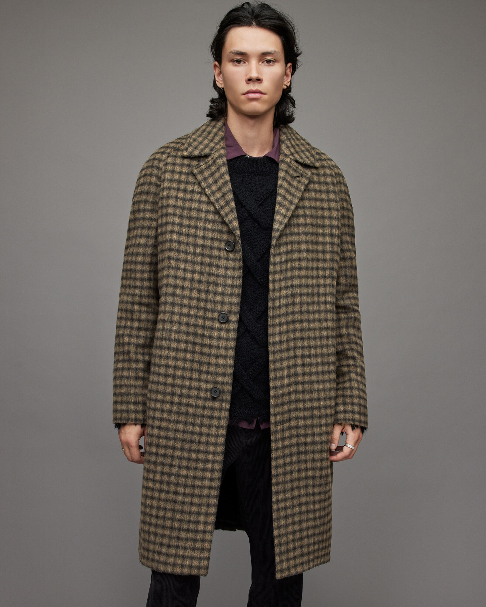 all saints mens coat sale
