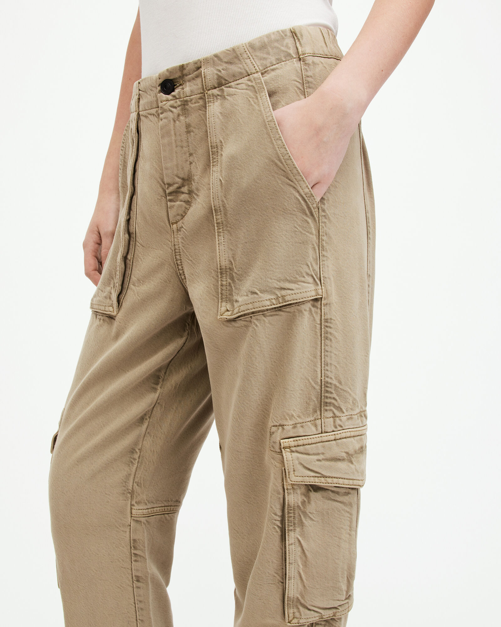 Women's Cargo Trousers,Women Casual Fashion High Waisted Cargo Pants Wide  Leg Casual Denim Trousers Pants for Women : Sports & Outdoors - Amazon.com