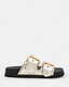 Sian Metallic Leather Sandals  large image number 1