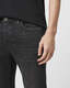 Cigarette Skinny Jeans, Black  large image number 2