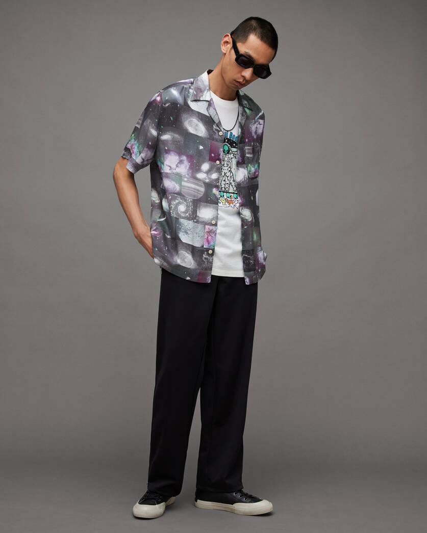 Out There Space Print Relaxed Fit Shirt  large image number 3