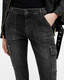 Duran Mid-Rise Skinny Cargo Denim Jeans  large image number 3