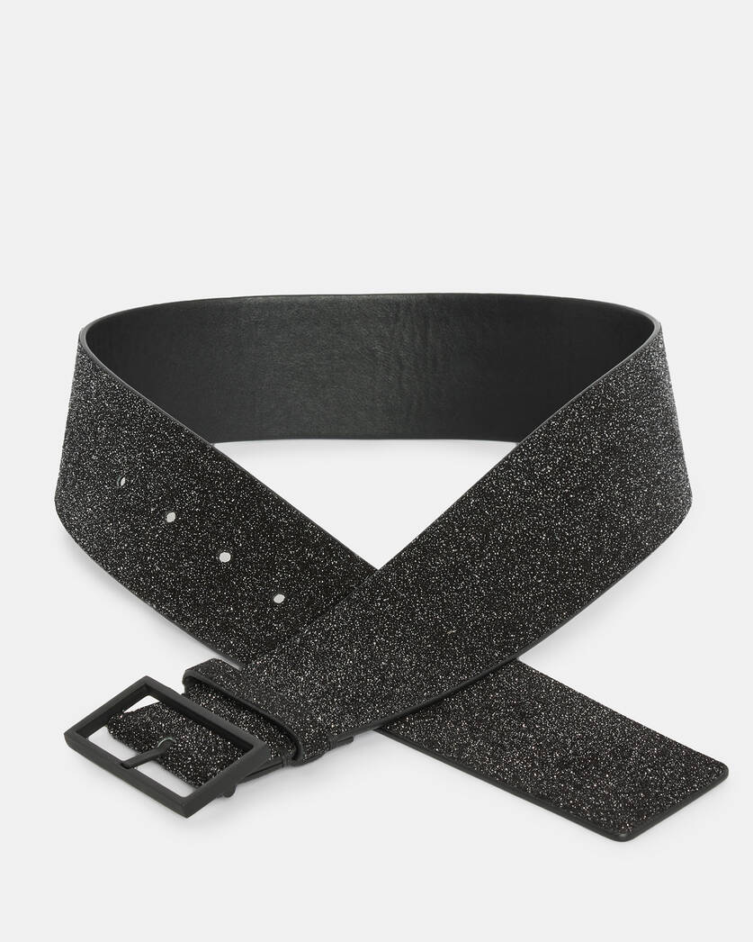 Mary Sparkle Leather Wide Waist Belt  large image number 4