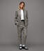 Bea Woven Checked Slim Fit Suit  large image number 4