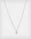 Diamond Card Sterling Silver Necklace  large image number 2