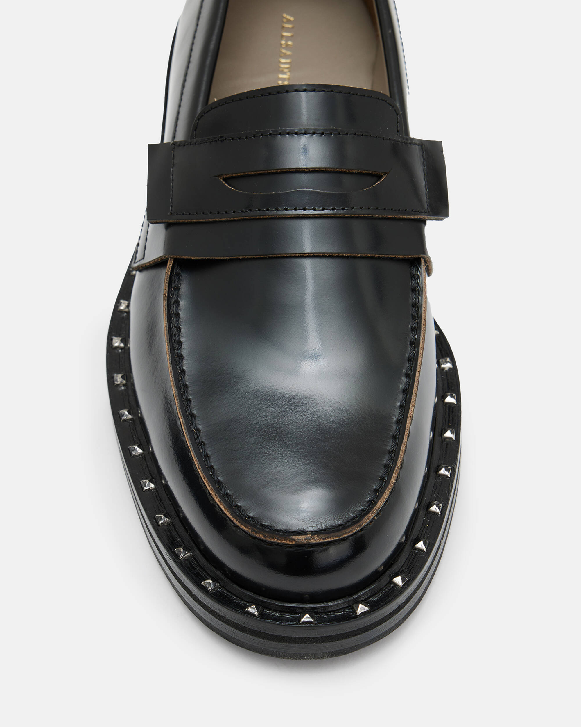 Dalias Slip On Shiny Leather Loafers  large image number 3