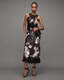 Alula Mars Print Lace Trim Maxi Dress  large image number 1