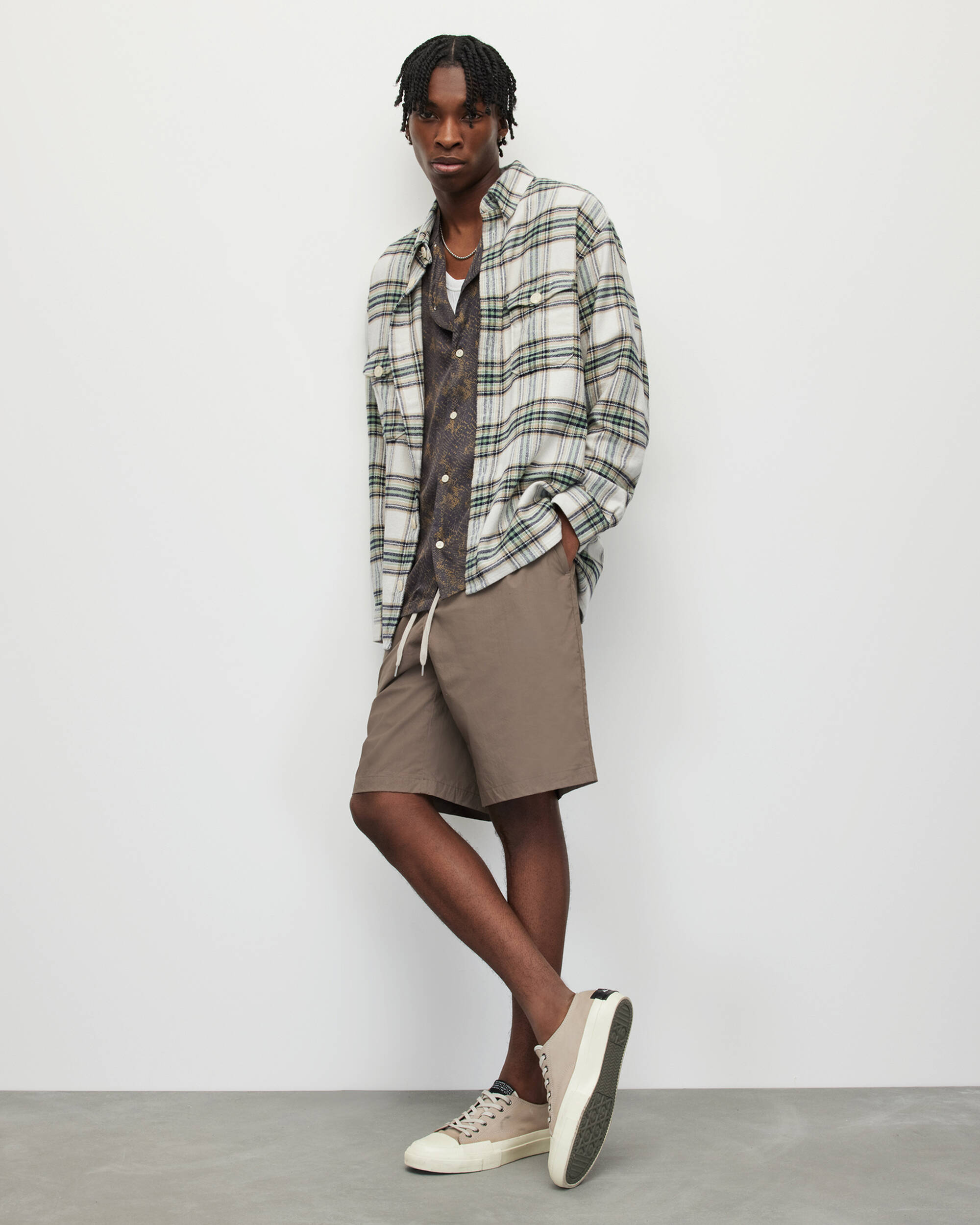 Allegre Oversized Checked Shirt  large image number 5