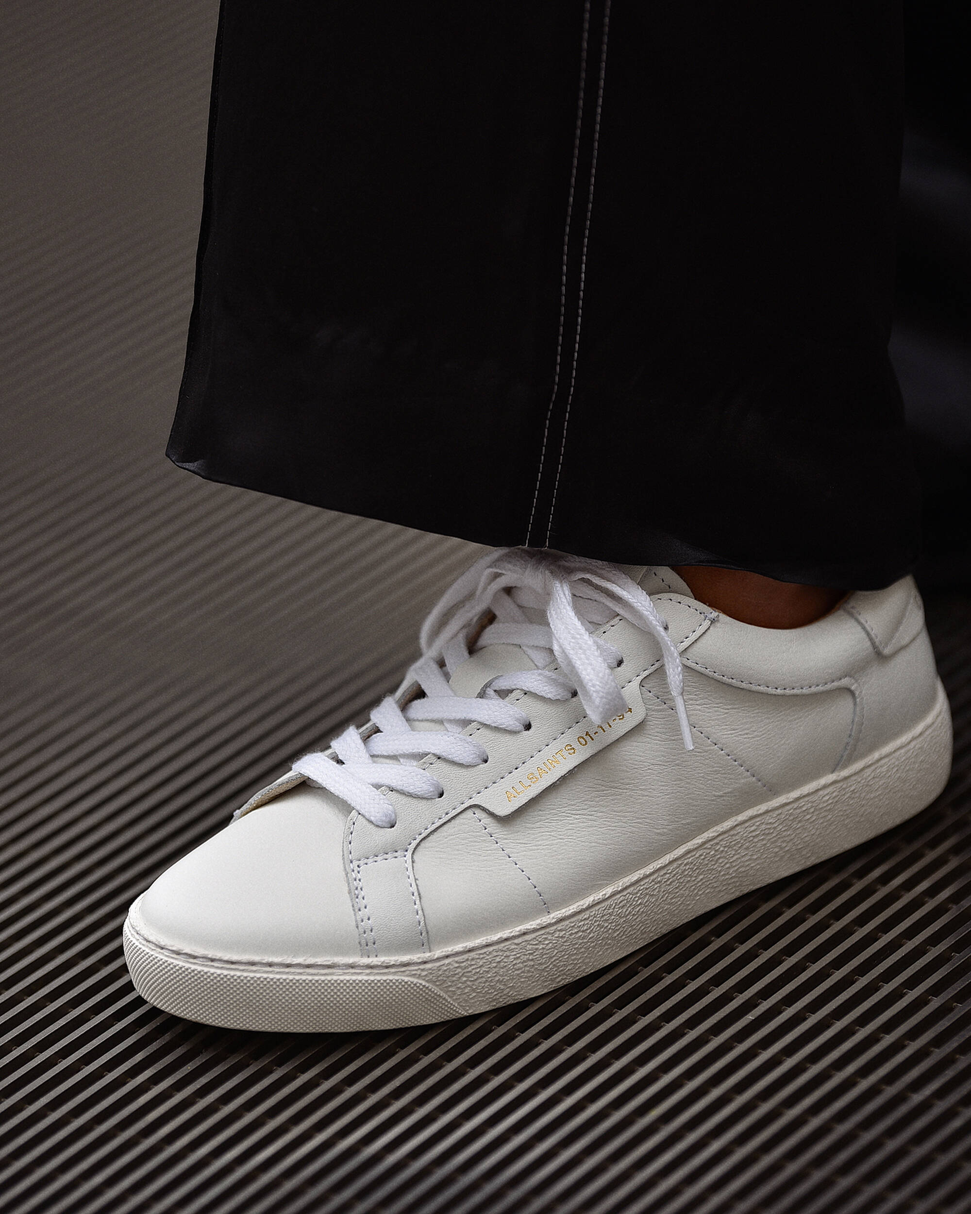 Smigre Seneste nyt vidnesbyrd Sheer Leather Sneakers White | ALLSAINTS US