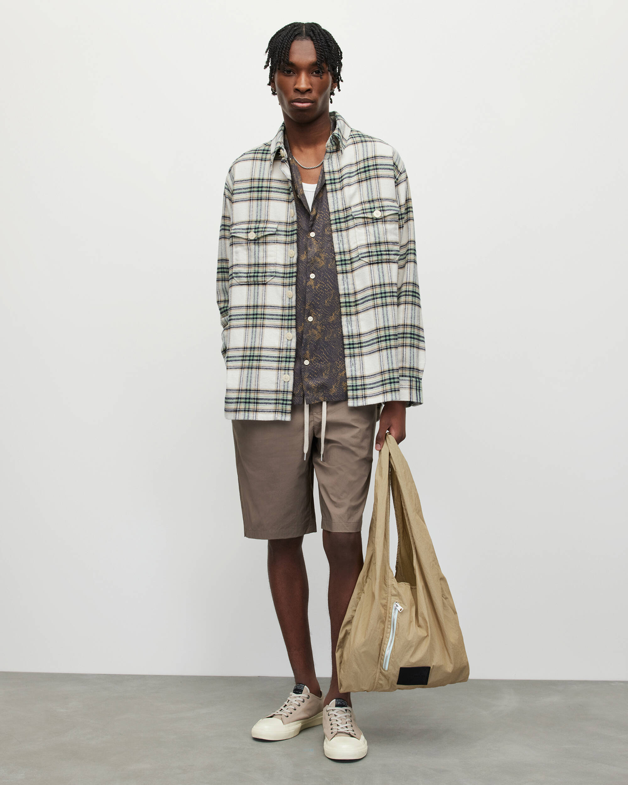 Allegre Oversized Checked Shirt  large image number 3