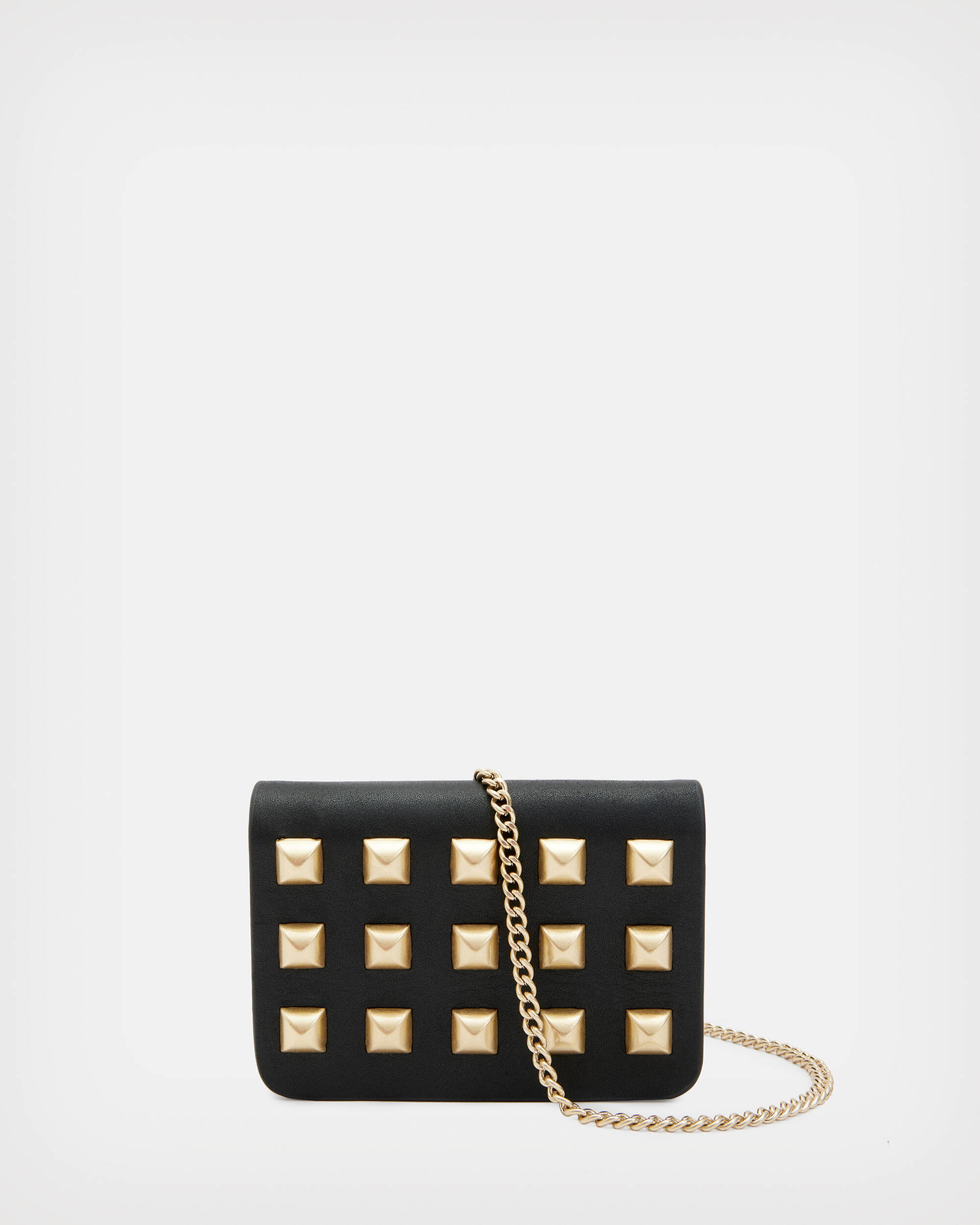 Honore Studded Leather Card Holder  large image number 2