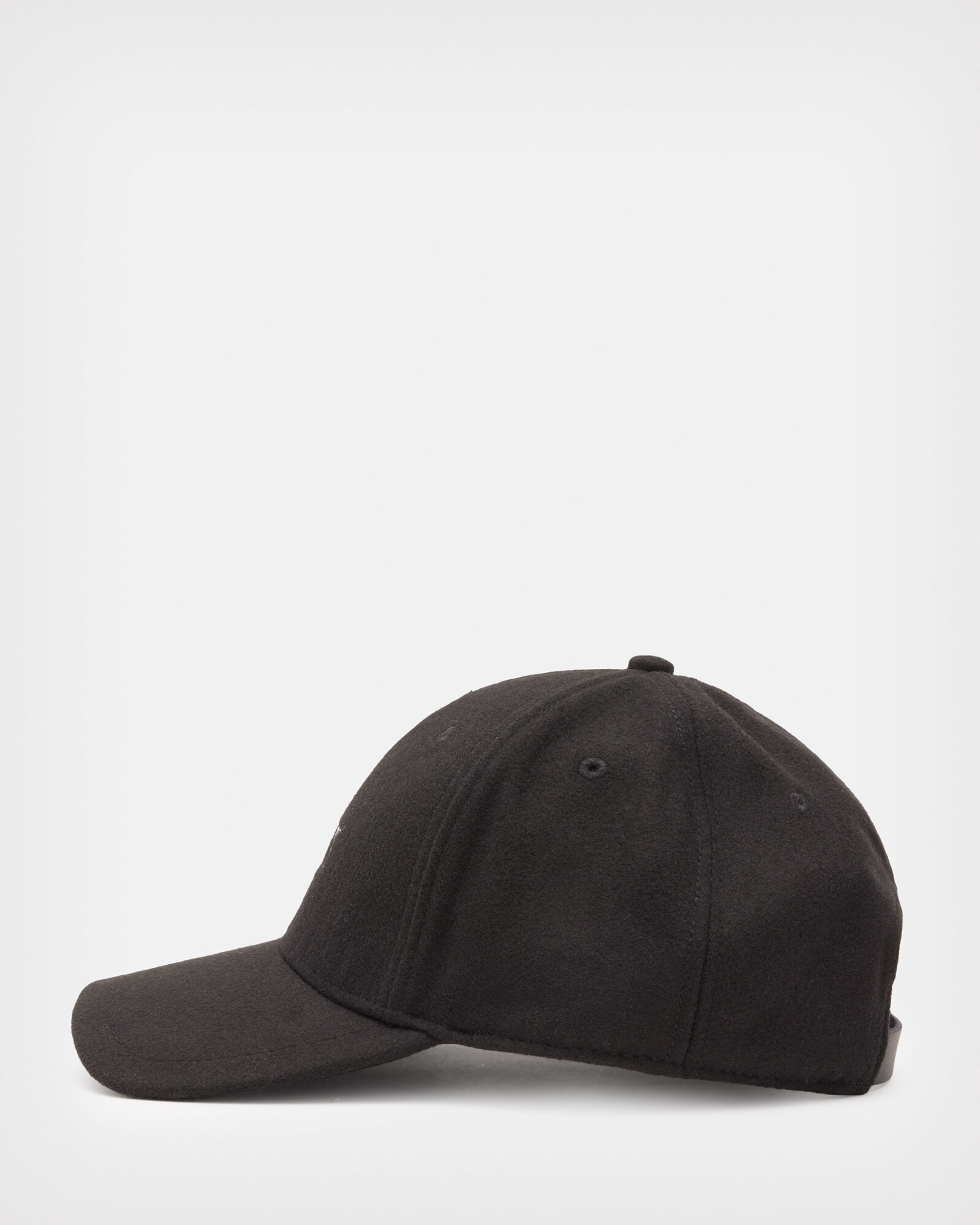 State Wool Baseball Cap BLACK/MATTE BLACK ALLSAINTS US