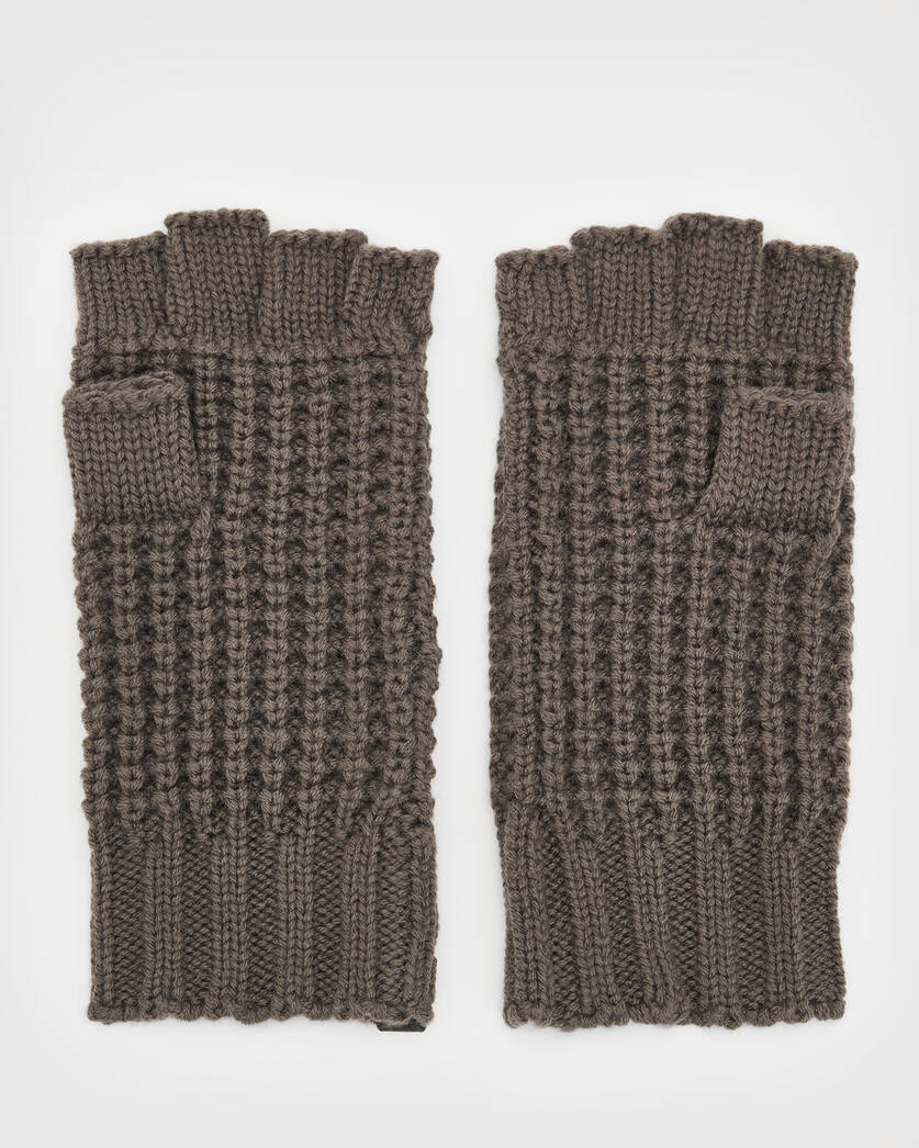 Nevada Fingerless Wool Blend Gloves  large image number 4