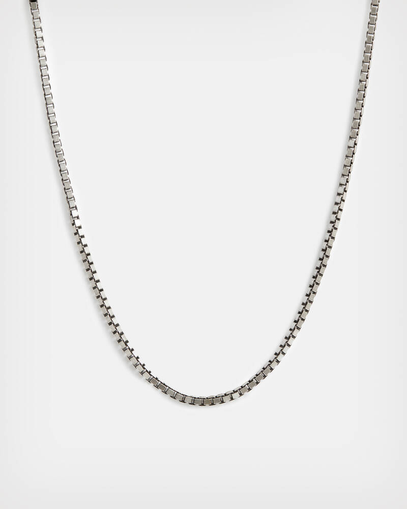 Roan Sterling Silver Box Chain Necklace