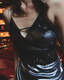 Ophelia Metallic Lace Trim Maxi Dress  large image number 7