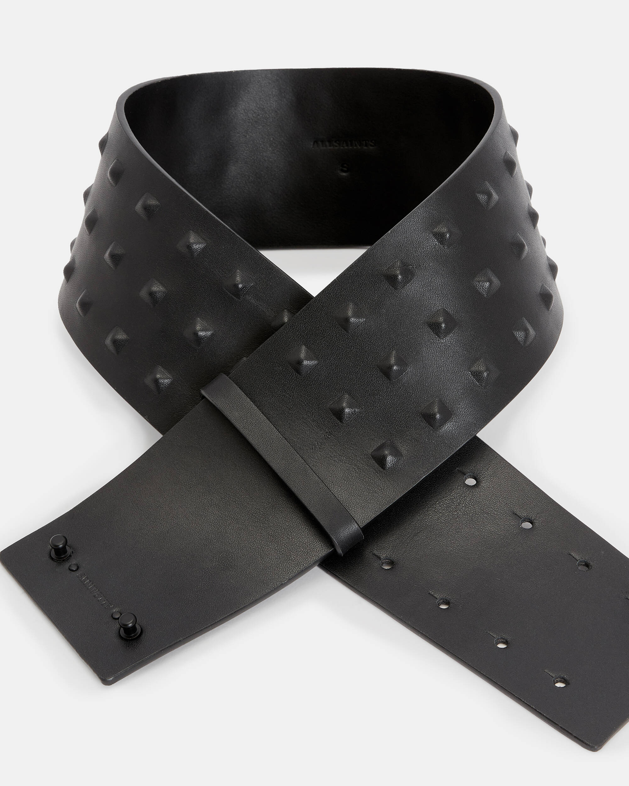 Lara Studded Leather Waist Belt  large image number 4