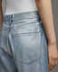 April High-Rise Straight Metallic Jeans  large image number 4